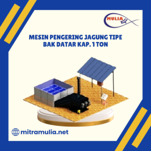 Mesin Pengering Jagung Tipe Bak Datar Kap. 1 Ton