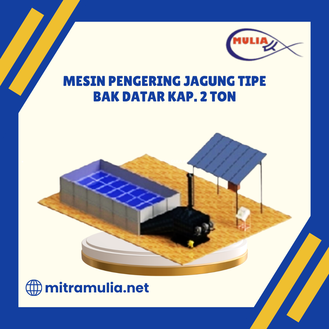 Mesin Pengering Jagung Tipe Bak Datar Kap. 2 Ton