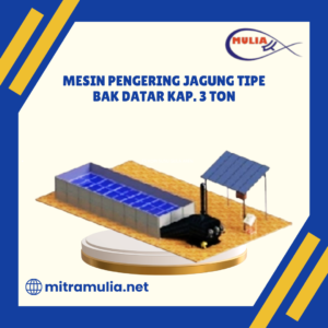 Mesin Pengering Jagung Tipe Bak Datar Kap. 3 Ton