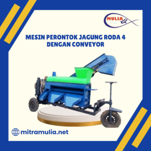 Mesin Perontok Jagung Roda 4 Dengan Conveyor