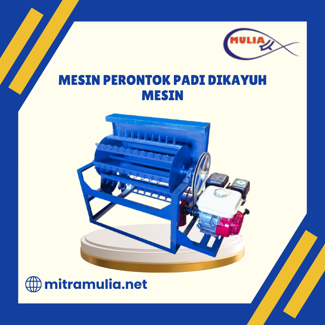 Mesin Perontok Padi Dikayuh Mesin
