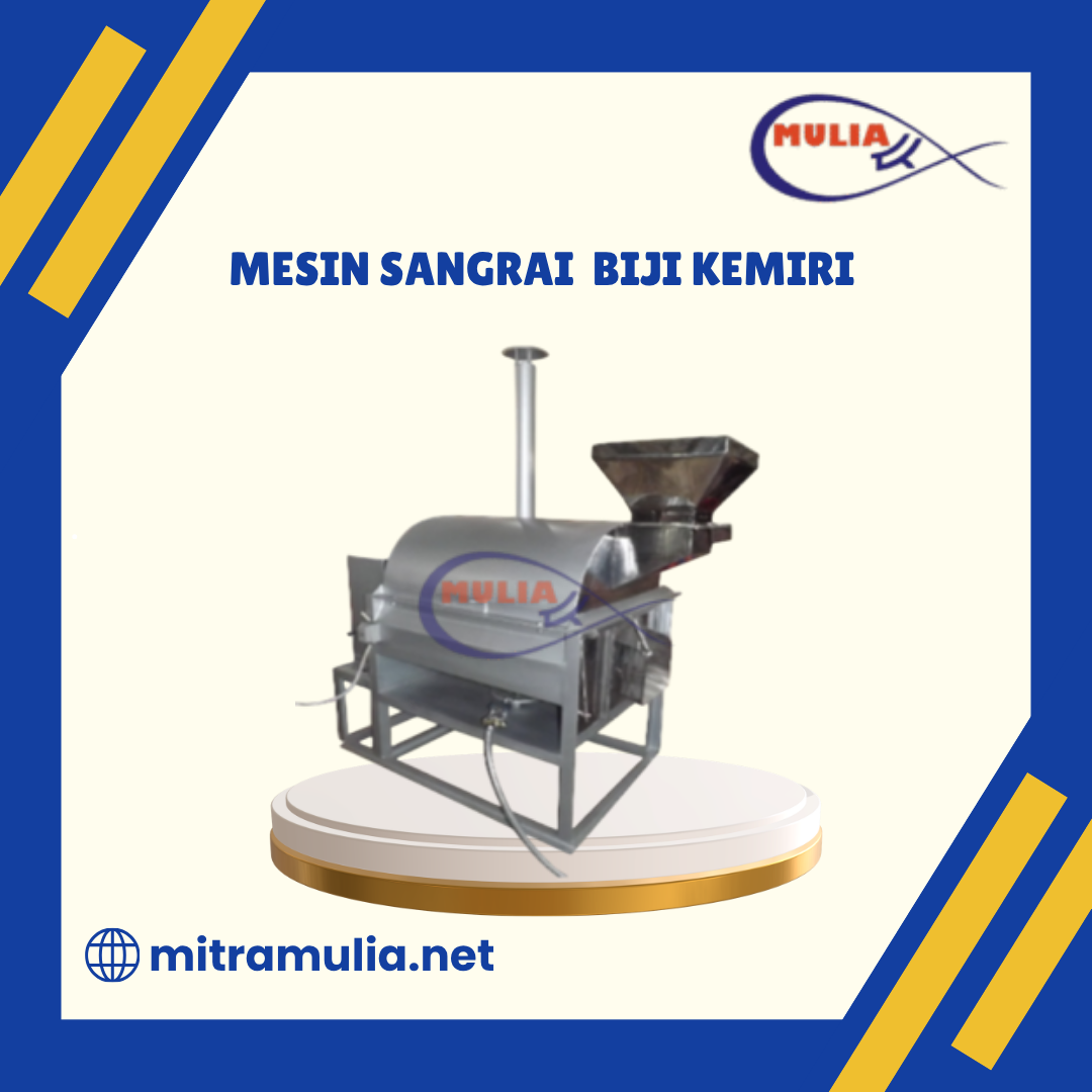 Mesin Sangrai Biji Kemiri 10 kg _ batch