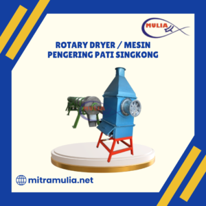 Rotary Dryer_ Mesin Pengering Pati Singkong